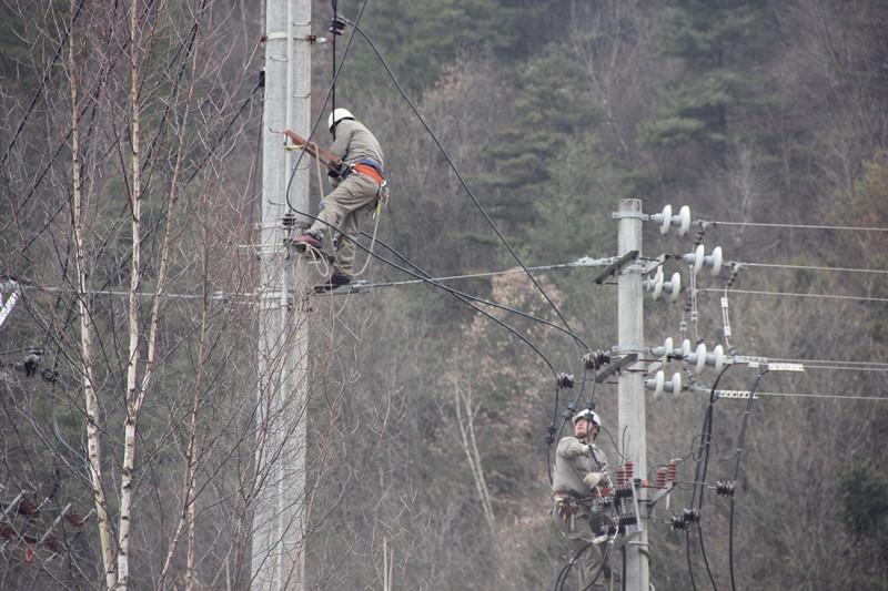 陜西地電留壩供電分公司：實(shí)施農(nóng)石線、索道線分網(wǎng)改造