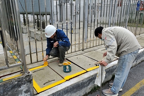 寶鼎山風電場開展“亮化場區(qū)，消除隱患”團青志愿服務活動