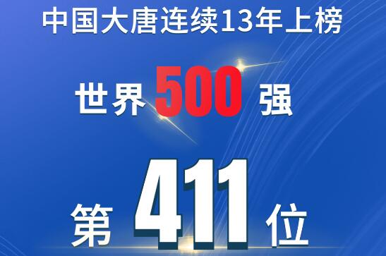 中國大唐連續(xù)13年上榜世界500強